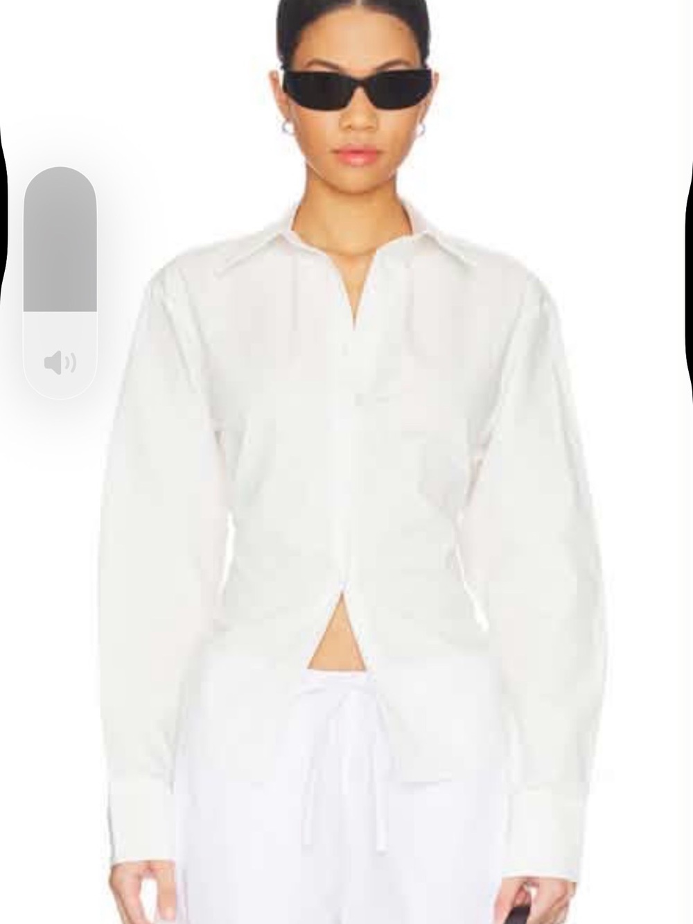 sundays Cream Button-Down Long Sleeve Shirt